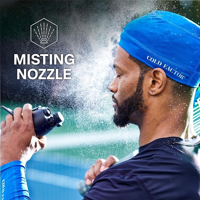 Dual-Action Misting Water Bottle – Stay Hydrated & Cool with Insulated Design – Leak-Proof, Portable, and Eco-Friendly