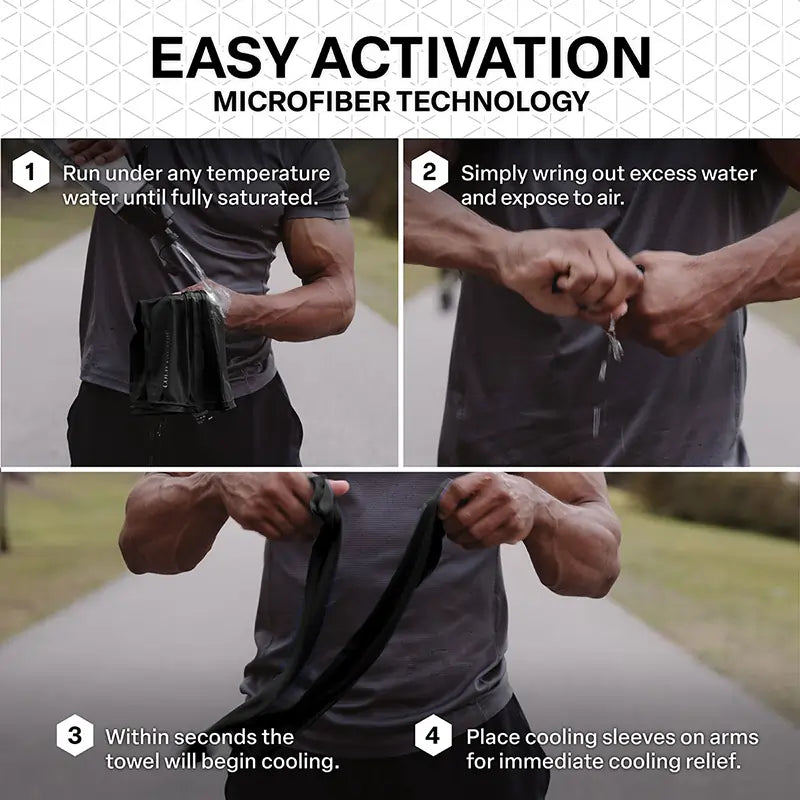 Instant Cooling Sun Sleeves – UPF 50+ UV Protection, Moisture-Wicking, Reflective Accents for Sports & Outdoor Activities