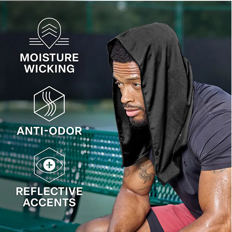Instant Cooling Hoodie for Men & Women – Lightweight, UPF 50+ Sun Protection, Sweat-Wicking for Running, Hiking & Outdoor Sports