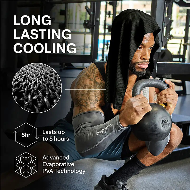 Instant Cooling Hoodie for Men & Women – Lightweight, UPF 50+ Sun Protection, Sweat-Wicking for Running, Hiking & Outdoor Sports