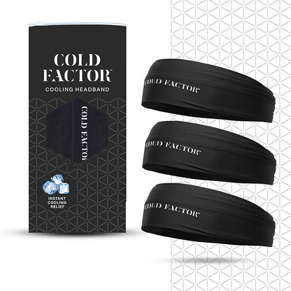 Instant Cooling Headband for Men & Women 3 Pack – Quick-Dry, Sweat-Wicking, Lightweight for Running, Sports & Workouts
