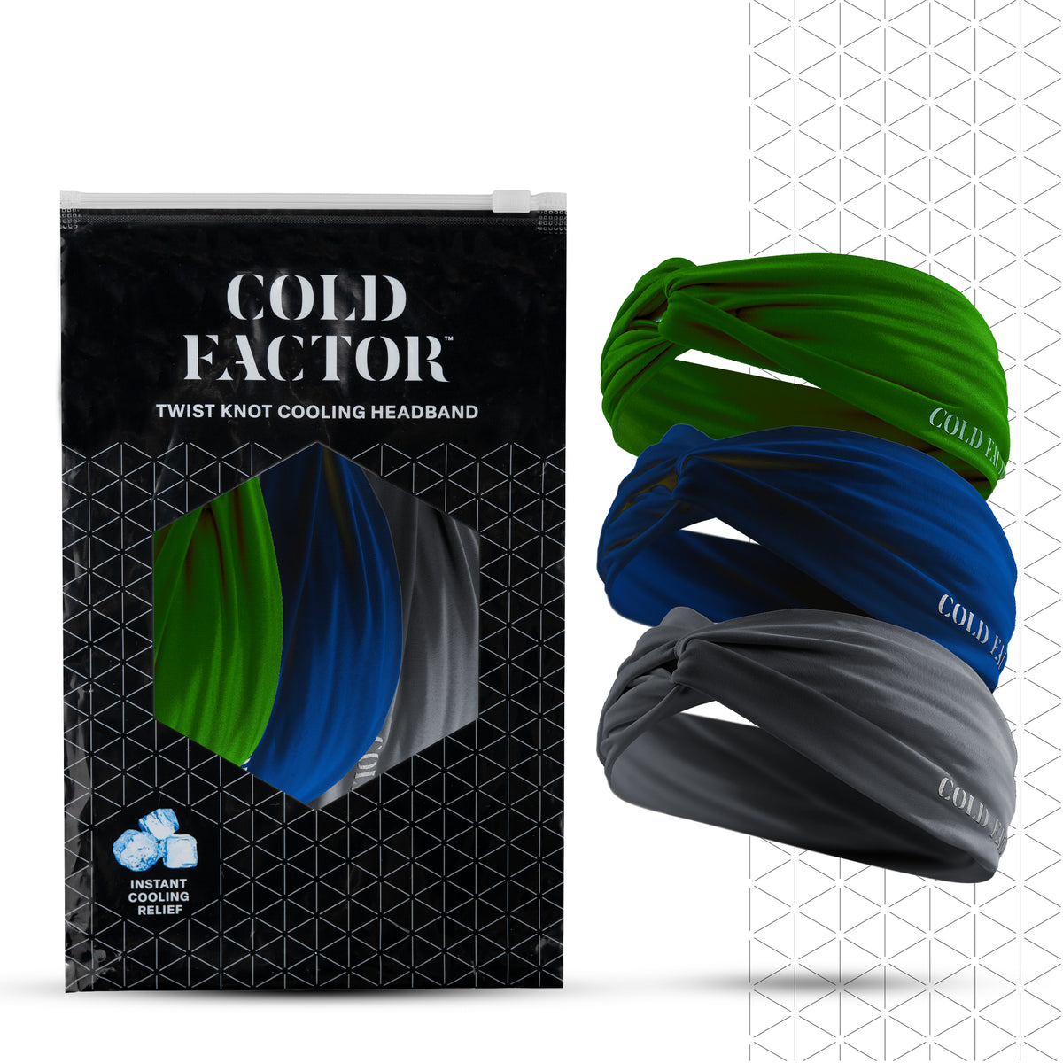 Instant Cooling Twist Knot Headband