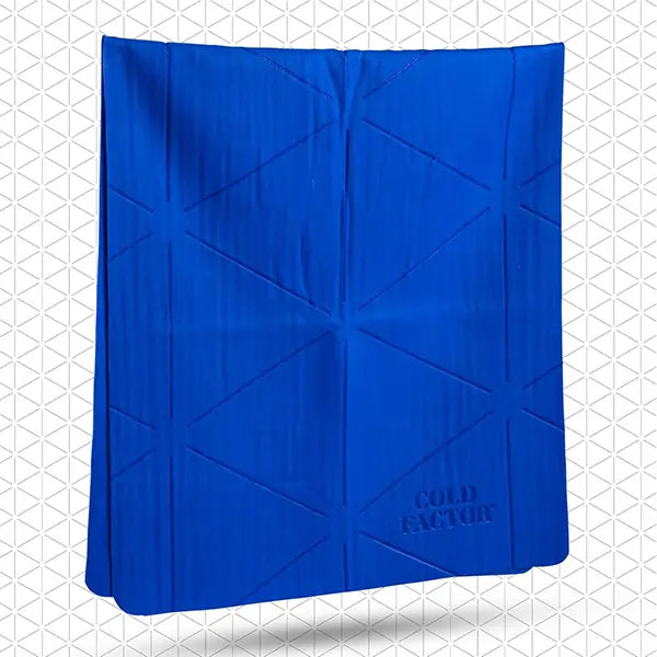 Cold Factor Instant Cooling PVA Towel – Long-Lasting Evaporative Cooling, UPF 50+ UV Protection for Athletes, Hiking & Outdoor Sports