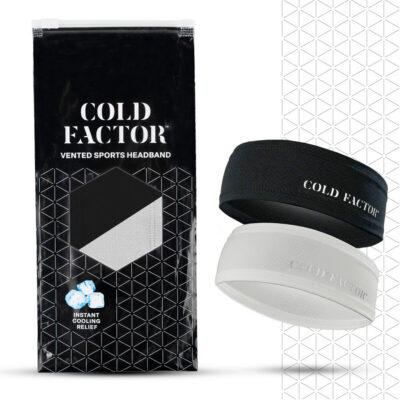 Vented Headband 2 Pack- Quick Drying, Sweat-Wicking, Lightweight, Breathable for Running, Workouts & Yoga